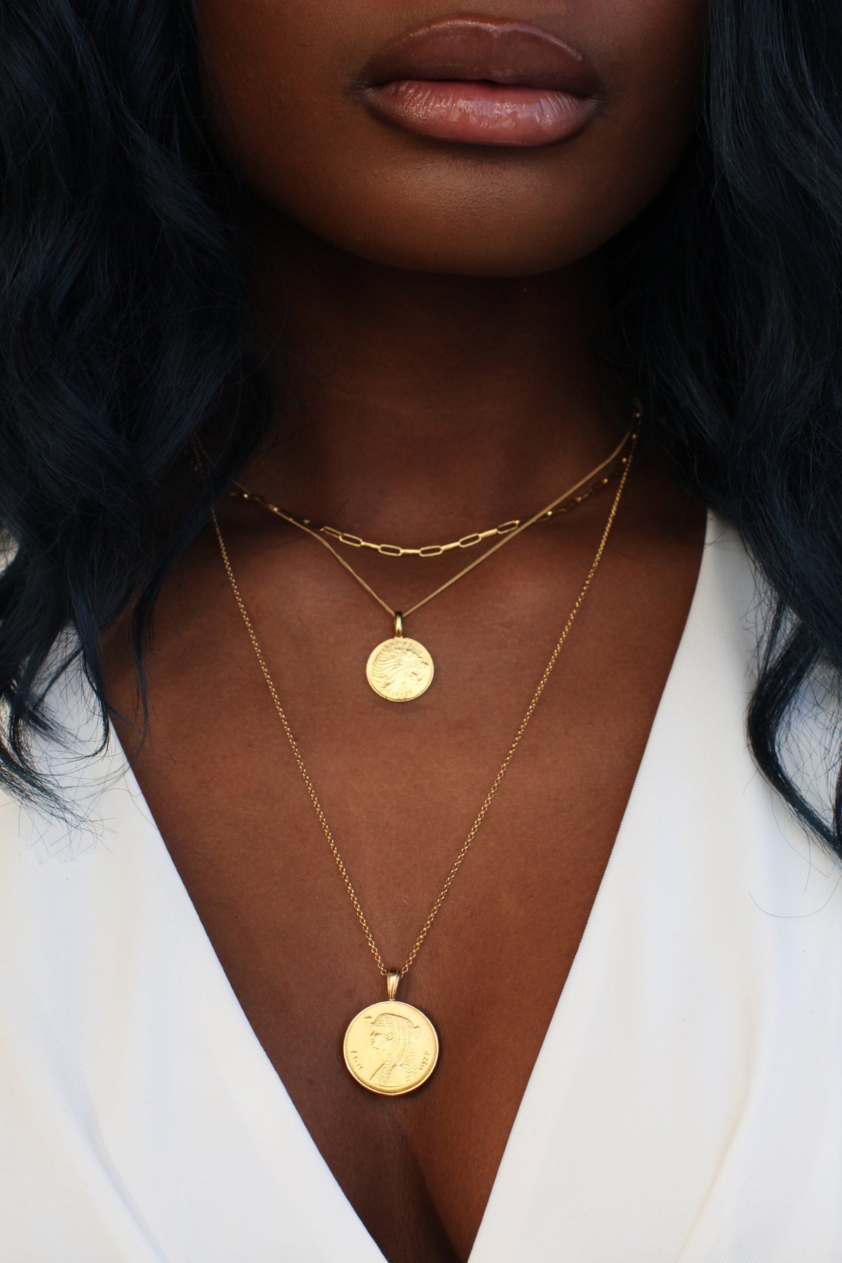 THE ETHIOPIA Lion Coin Necklace