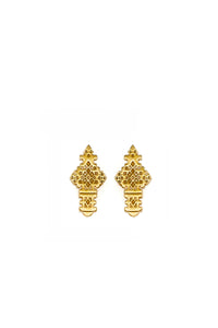 THE ETHIOPIAN Cross Stud Earrings I