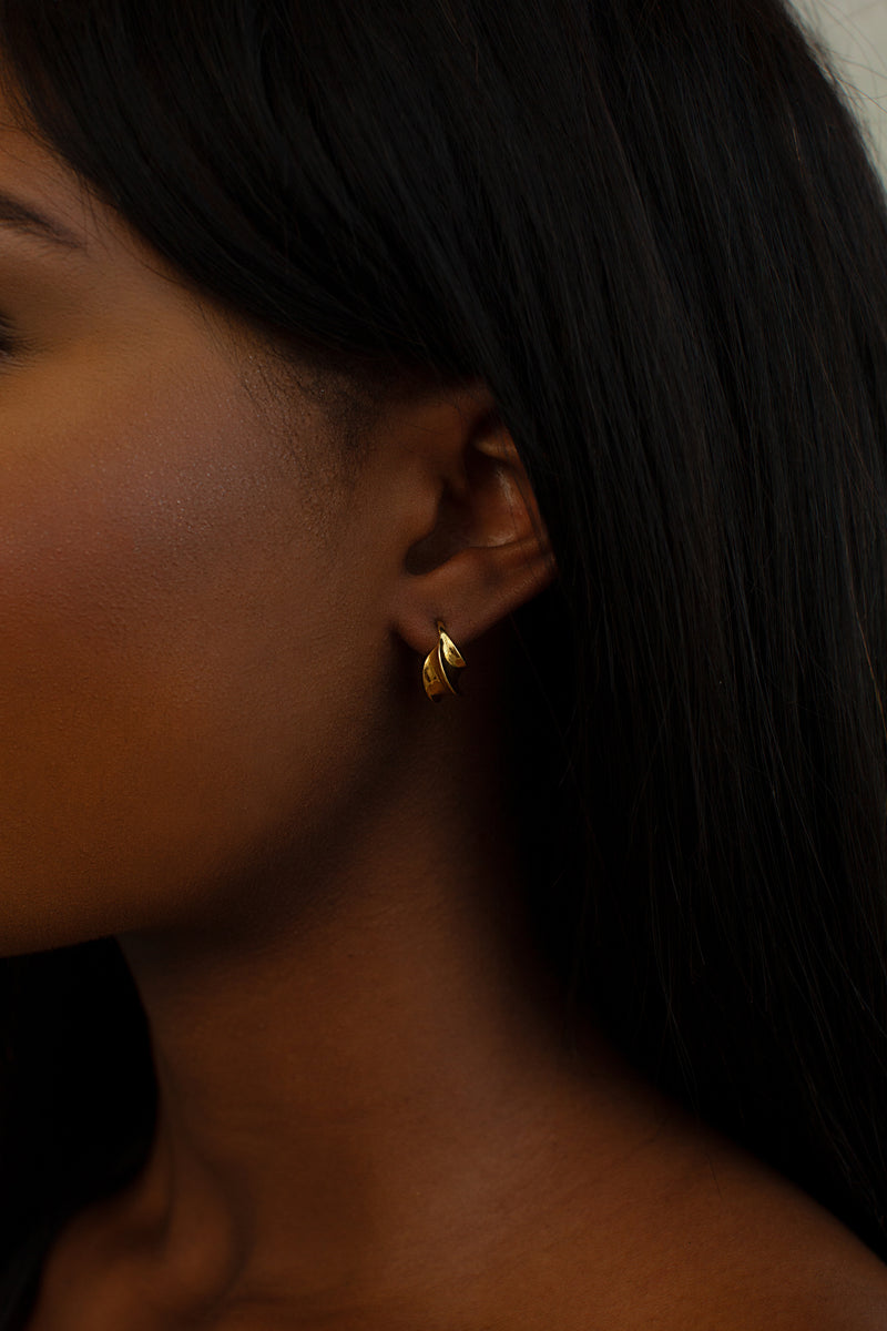 THE FULA Huggie Earrings