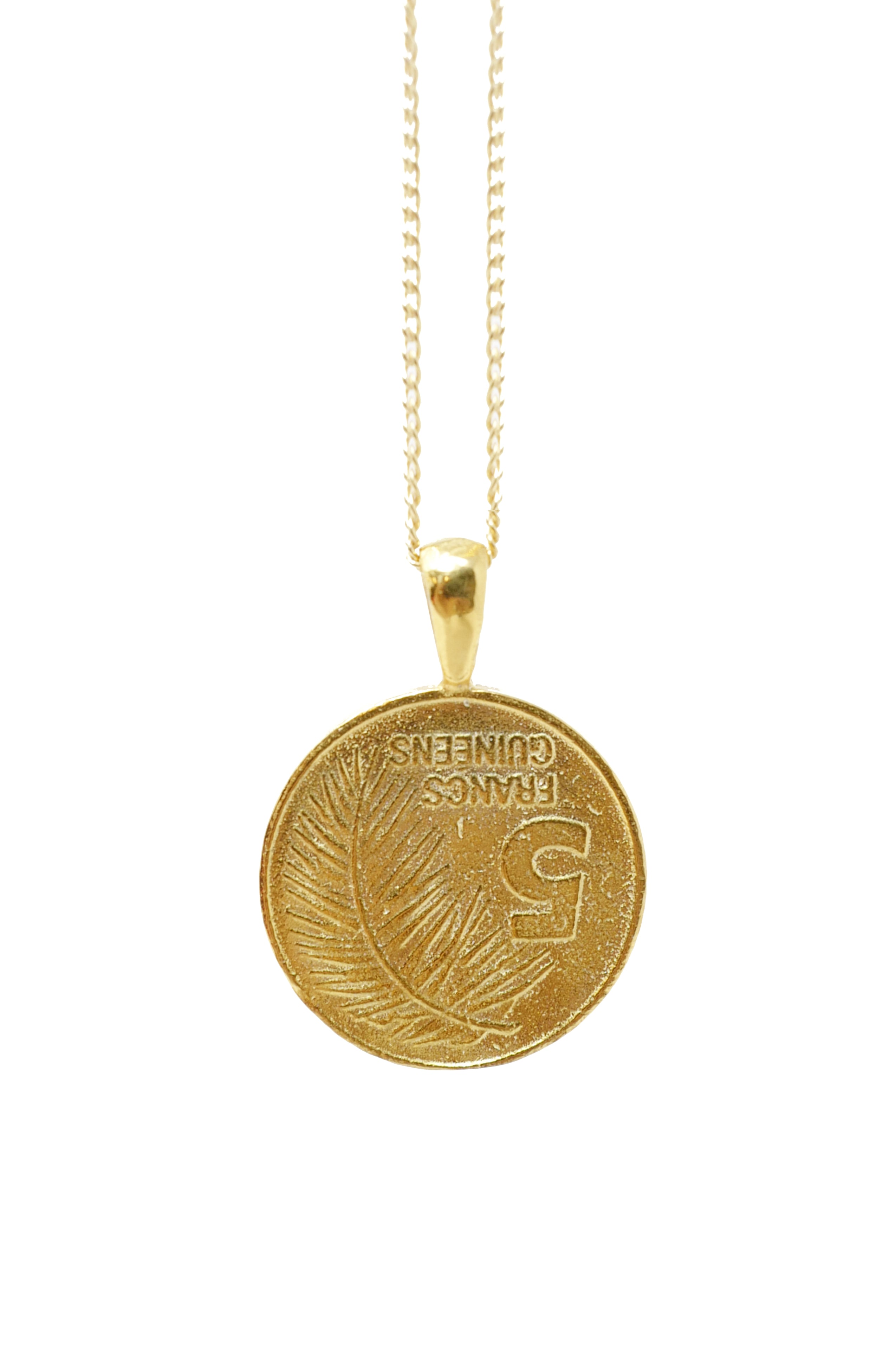THE GUINEA Coin Necklace – omiwoods