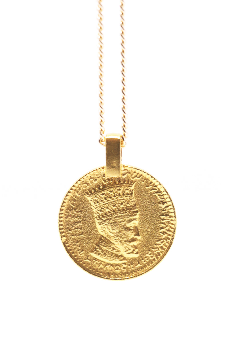 THE RASTAFARI  Coin Necklace