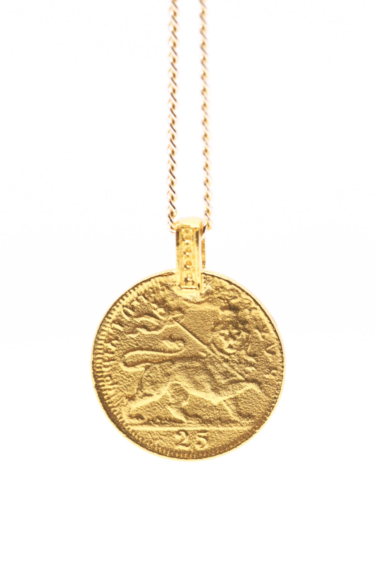 THE RASTAFARI  Coin Necklace