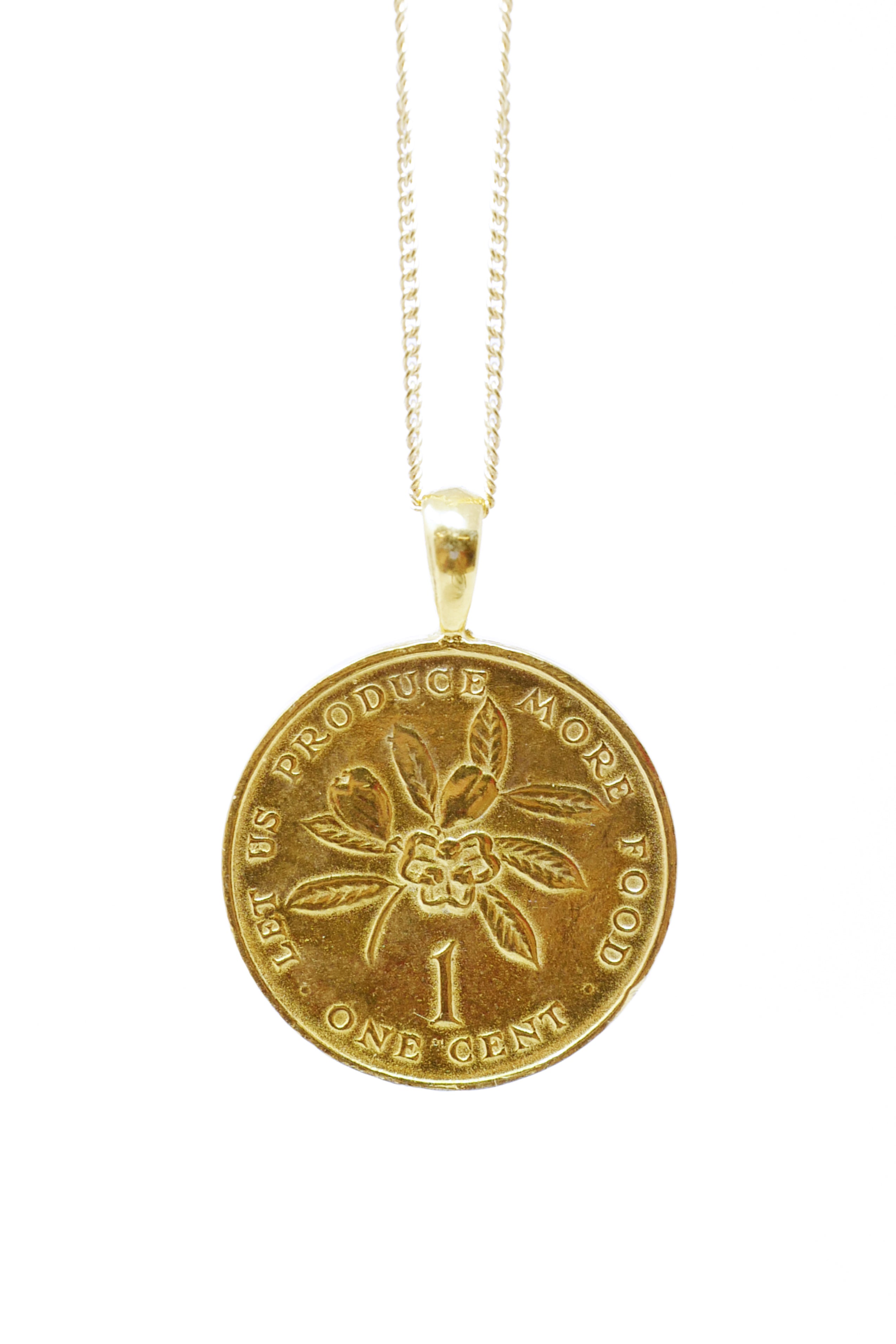 THE JAMAICAN Ackee Coin Necklace – omiwoods