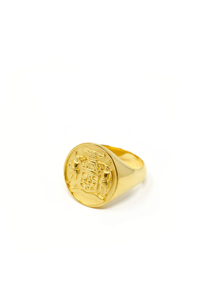 THE JAMAICA Crest Signet Ring III