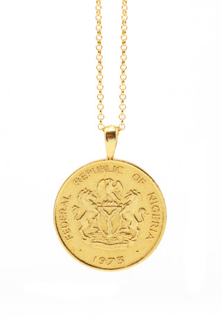 THE HAITI Liberte Coin Necklace