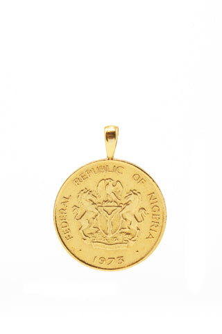 THE QUEEN of Sheba Coin Pendant