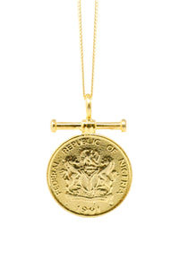 THE NIGERIA Kobo Bar Coin Necklace