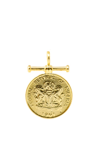 THE ETHIOPIAN Lion Coin Pendant