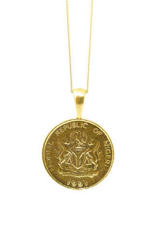 THE GAMBIA Groundnut Coin Necklace