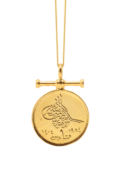 THE PYRAMID Bar Coin Necklace – omiwoods