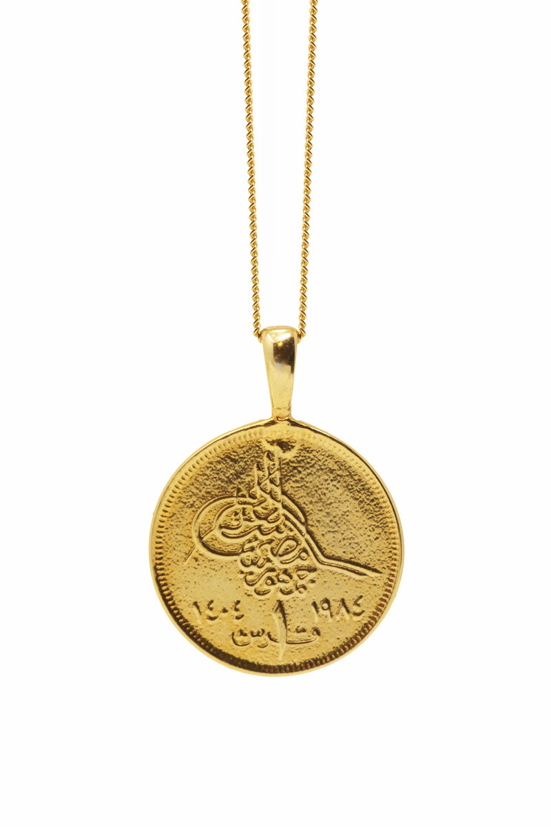 THE PYRAMID Coin Necklace