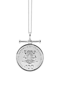 THE QUEEN of Sheba Bar Coin Necklace