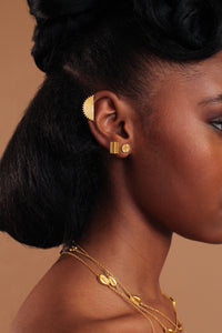 THE BAULE Sun Stud Earrings