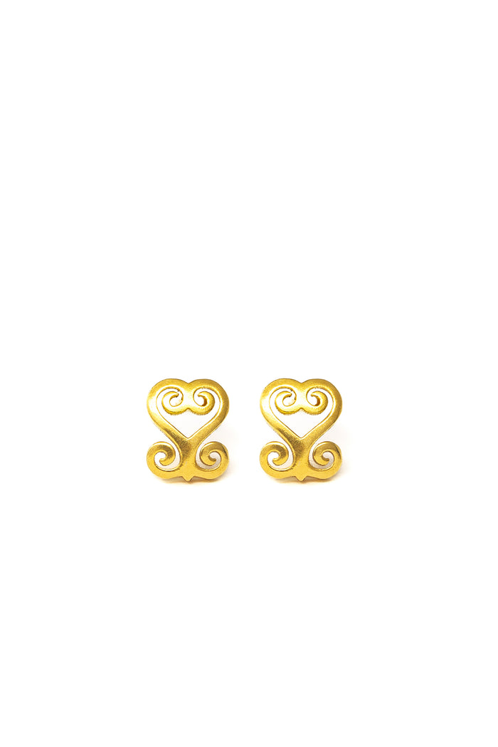 THE SANKOFA Adinkra Stud Earrings