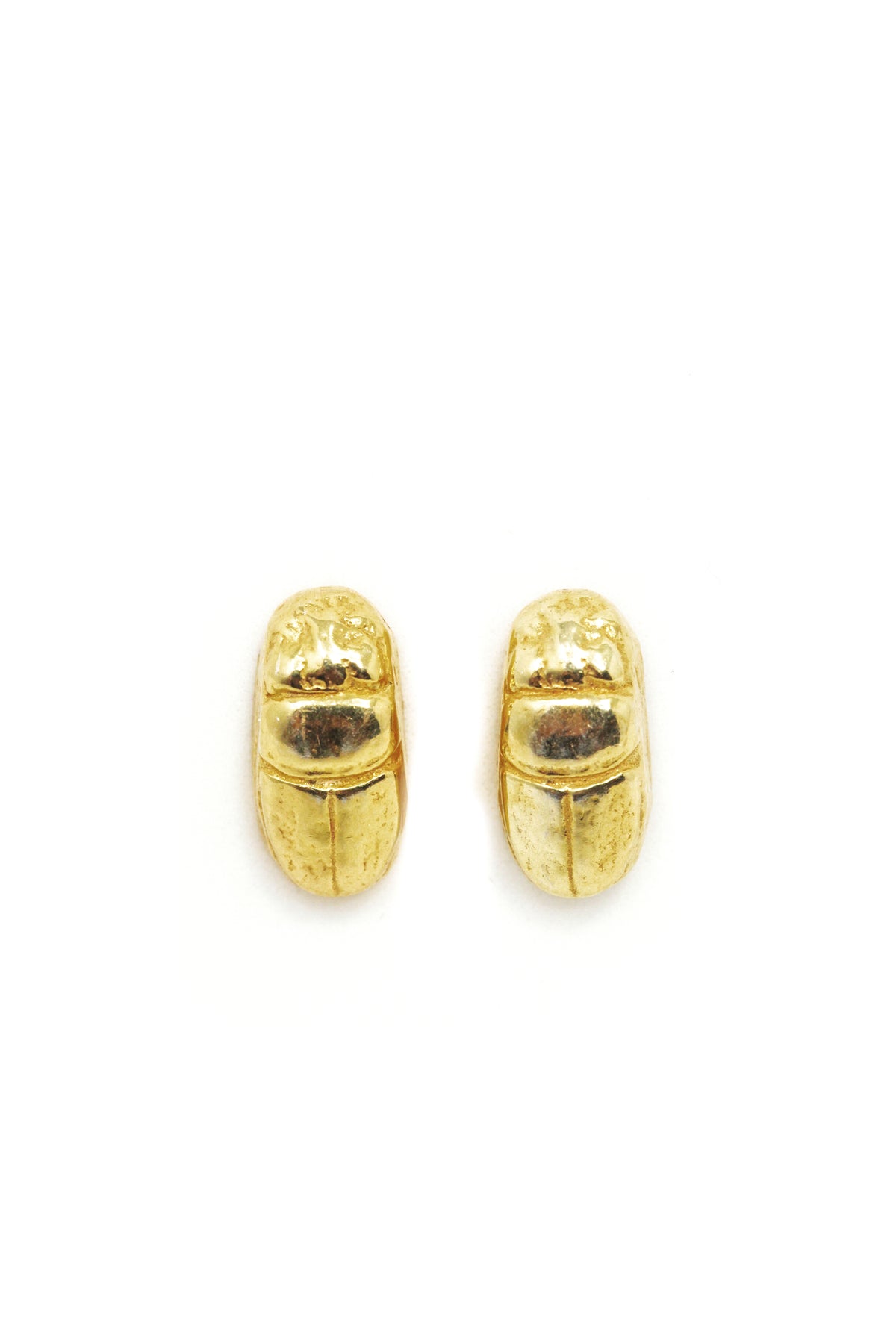 THE SCARAB Beetle Stud Earrings