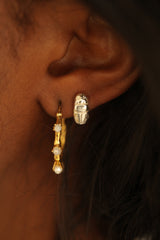 THE SCARAB Beetle Stud Earrings