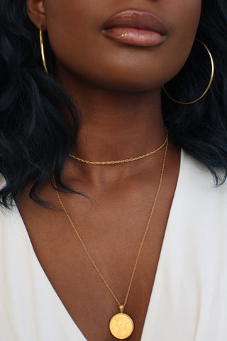 THE EGYPTIAN Coin Necklace Stack II