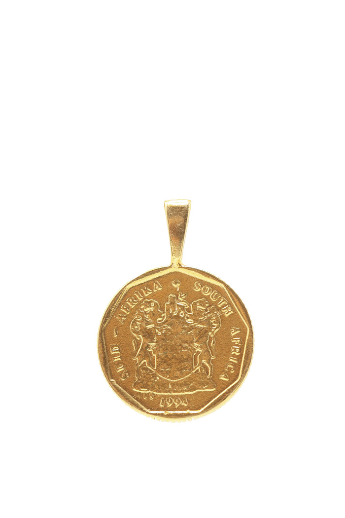 THE SOUTH Africa Lily Coin Pendant