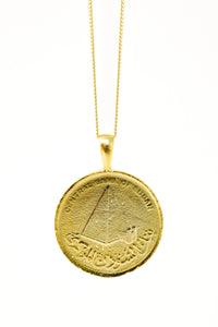 THE SUDAN Nubian Pyramid Coin Necklace