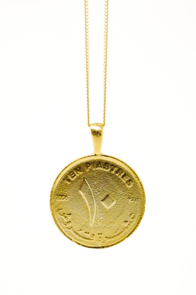 THE SUDAN Nubian Pyramid Coin Necklace – omiwoods