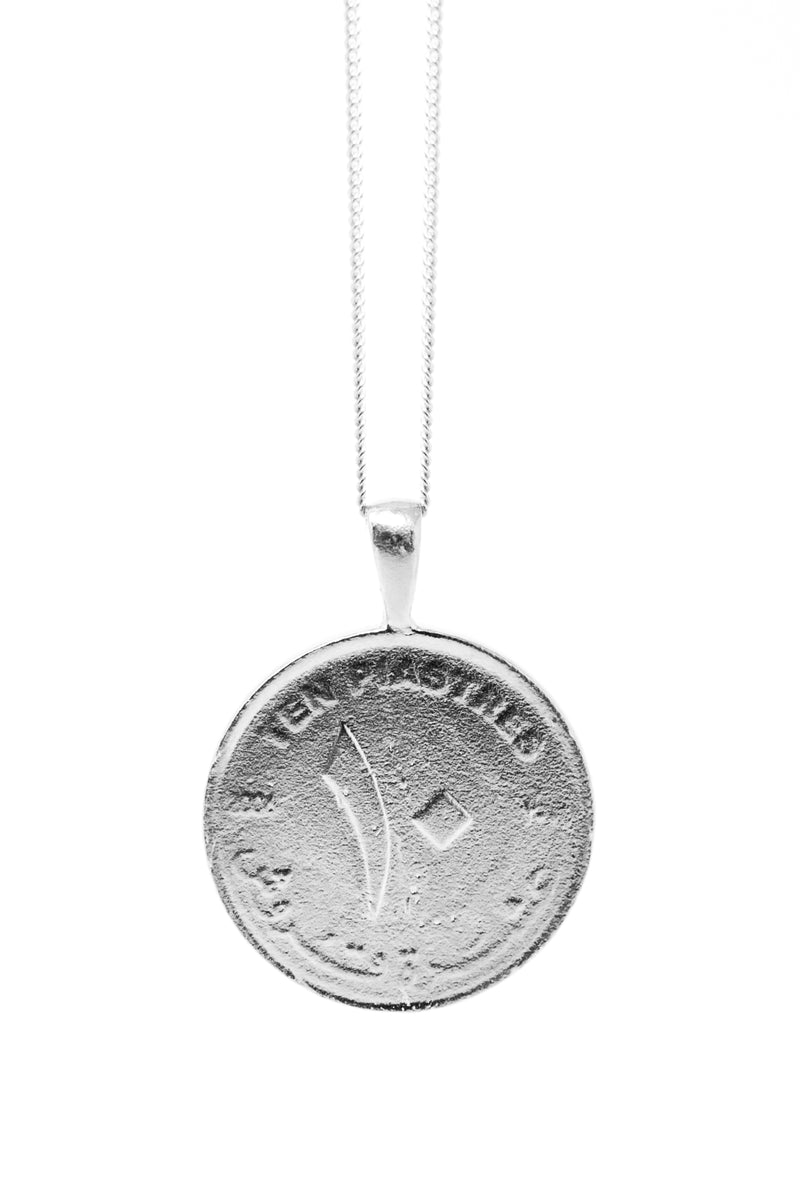 THE SUDAN Nubian Pyramid Coin Necklace