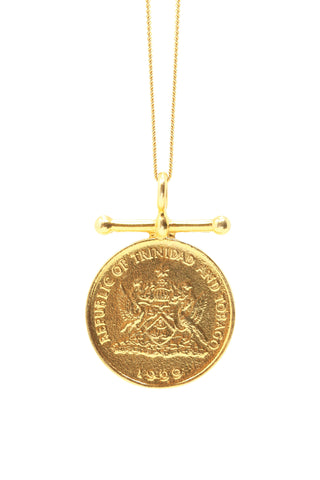 THE JAMAICAN Ackee Coin Necklace