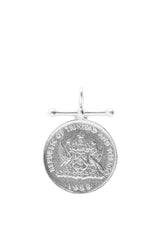 THE TRINIDAD and Tobago Hummingbird Bar Coin Pendant