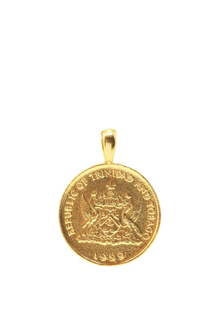 THE ETHIOPIAN Lion Coin Pendant